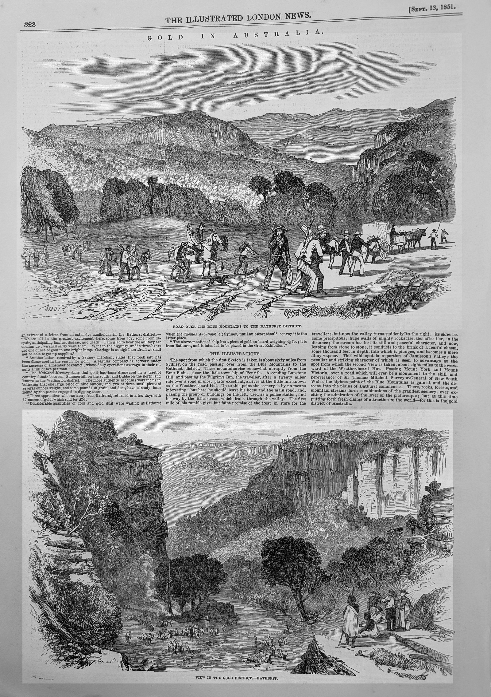1851 gold in Australia